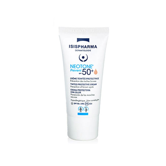 Protective Tinted Cream Spf50+ Prevent 30ml Neotone Medium shade Isispharma