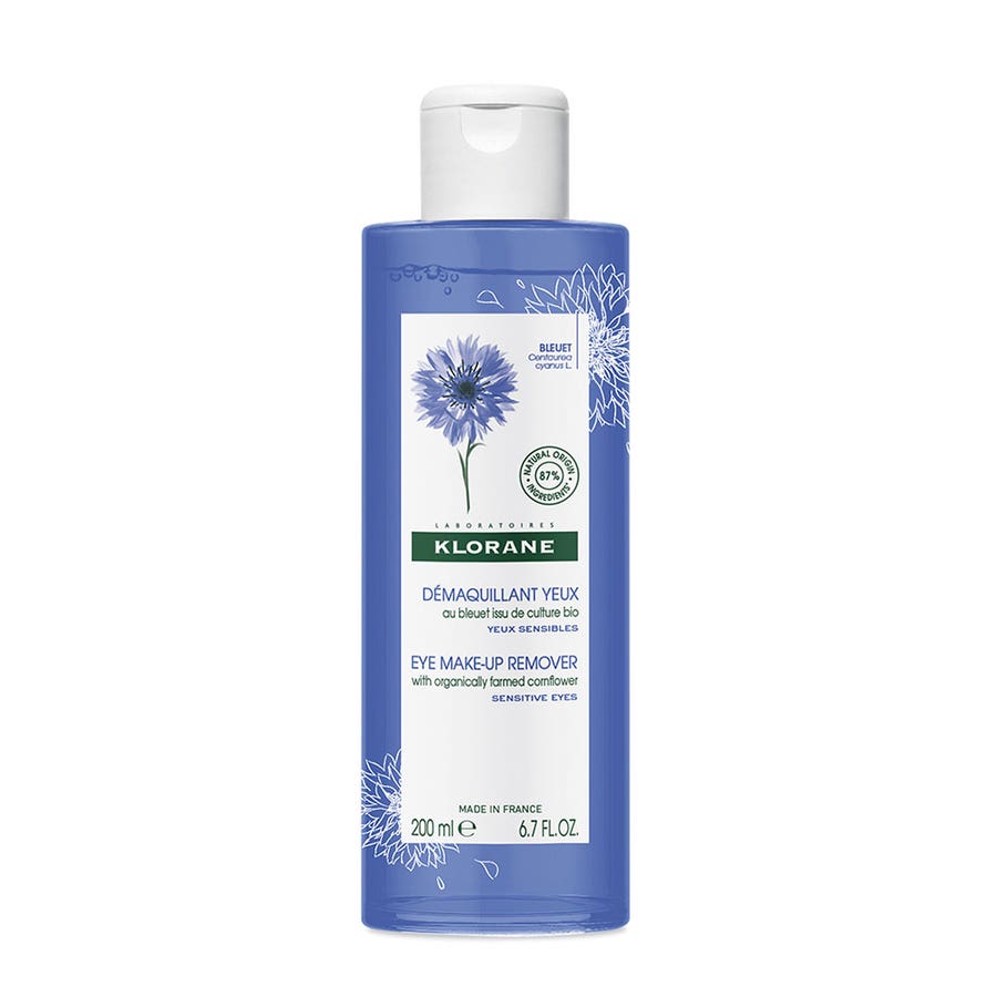 Ritual Eye Make-up Remover 200ml Bleuet Klorane