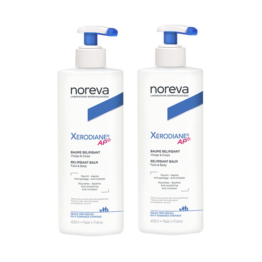 Replenishing Balm Xerodiane Ap+ 2x400ml Xerodiane Ap+ Noreva