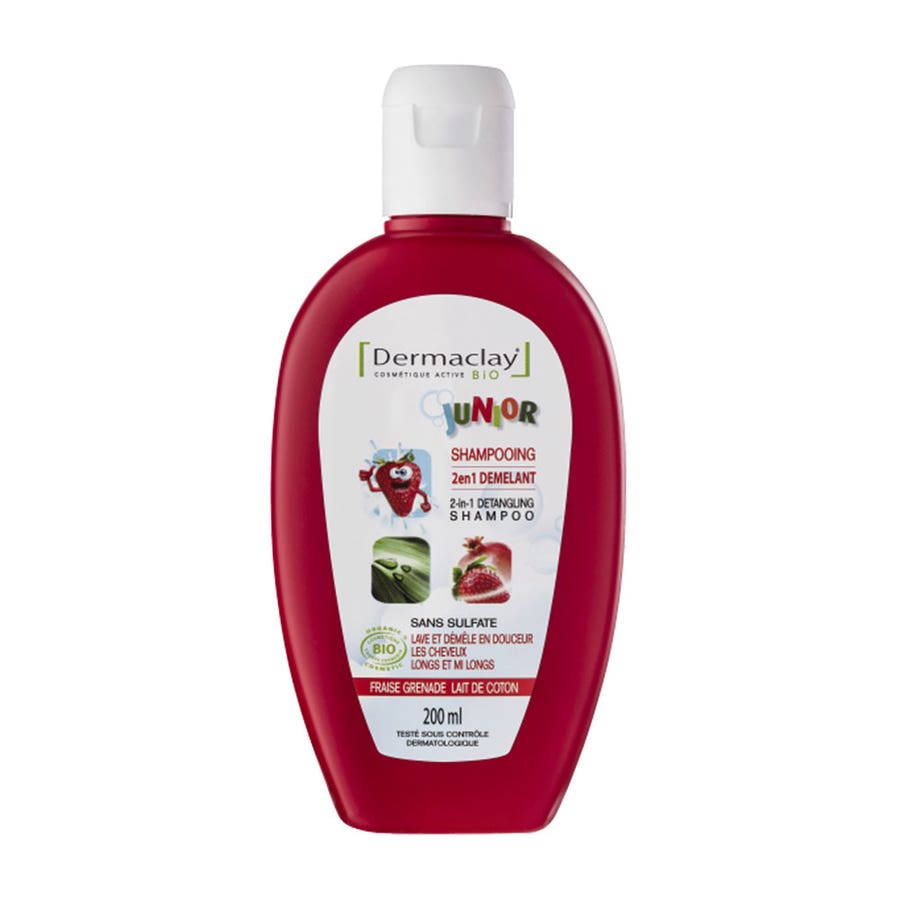 2 In 1 Detangling Shampoo 200ml Dermaclay