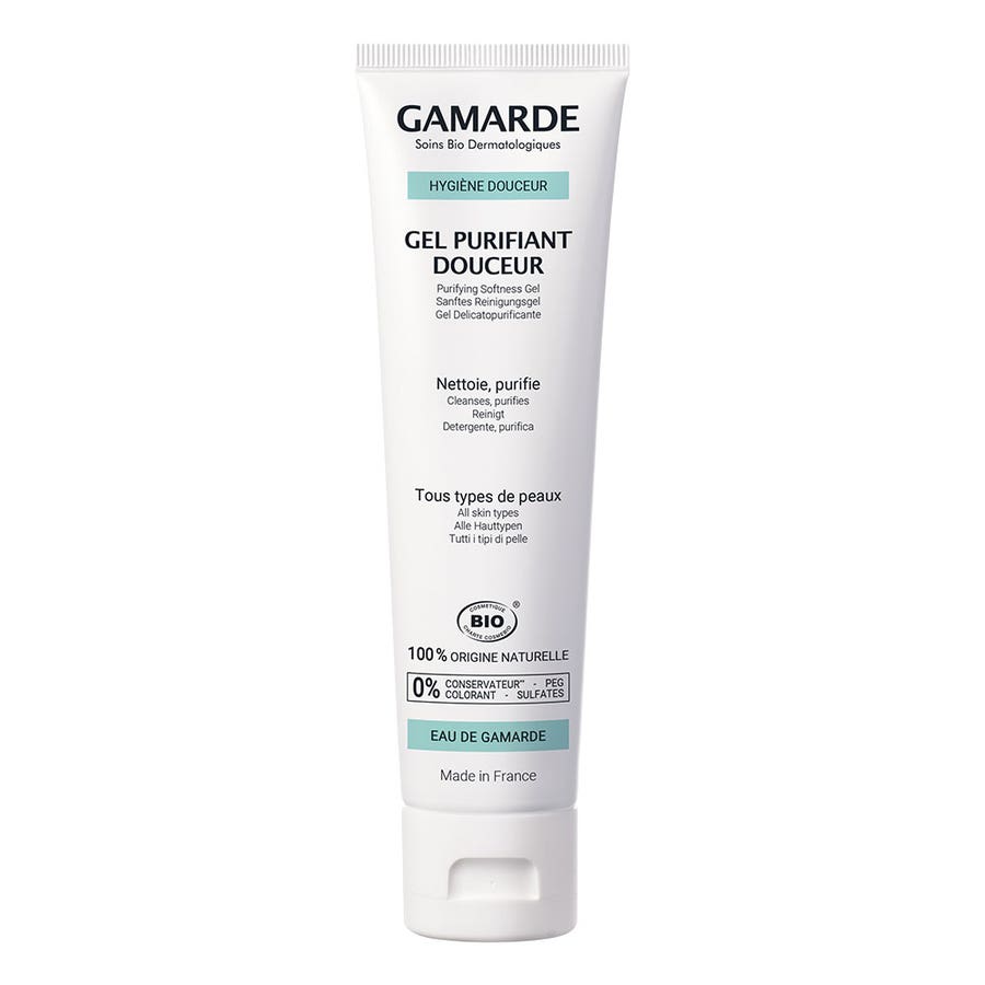 Organic Gentle Purifying Gel All Skin Types 100g Gamarde