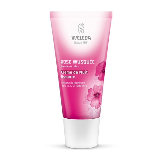 Rosehip Smoothing Night Cream 30ml Rose Musquee Weleda