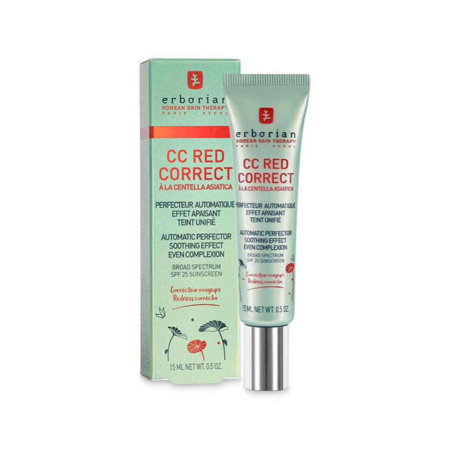 Cc Red Correct Automatic Perfector Redness Corrector Spf25 15ml Erborian