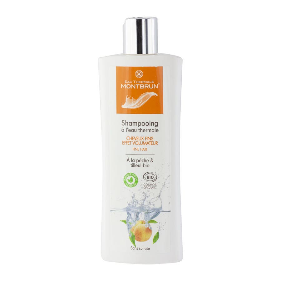 Shampooing A L'eau Thermale Bio Cheveux Fins Effet Volumateur 250ml Montbrun