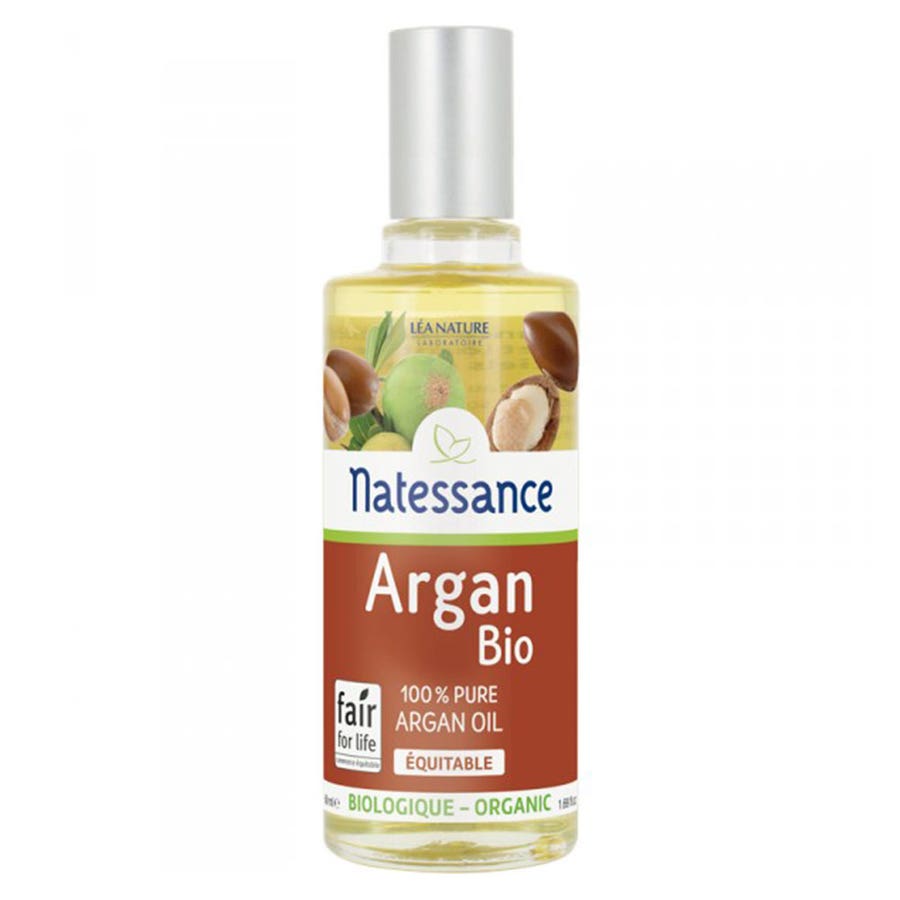 Organic and Fair Trade Pure Oil 50ml Argan Natessance