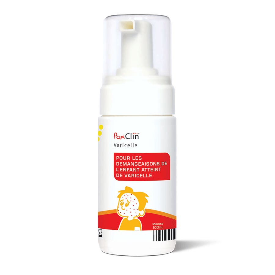 Soothing Foam Pump Bottle Chickenpox 100 ml Poxclin