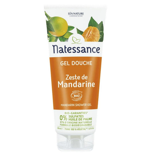 ORGANIC MANDARIN ZEST SHOWER GEL 200ml Natessance