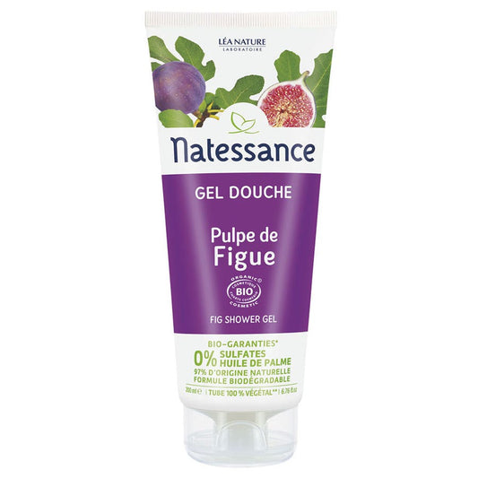 ORGANIC FIG PULP SHOWER GEL 200ml Natessance