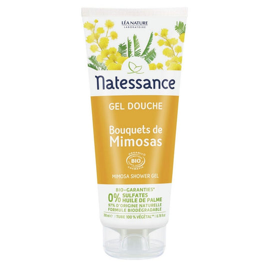 ORGANIC MIMOSA BOUQUET SHOWER GEL 200ML Natessance