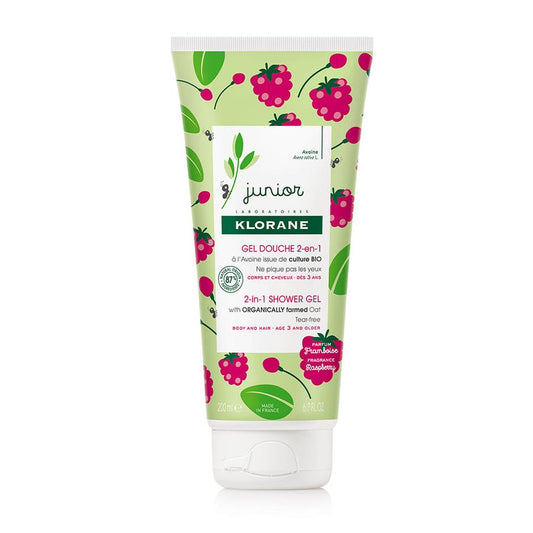 Klorane Junior 2-in-1 Raspberry Shower Gel 200ml (6.76fl oz)