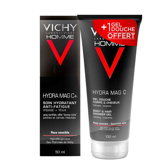 Set Idealizer Moisturiser +shower Gel 150ml Homme Vichy