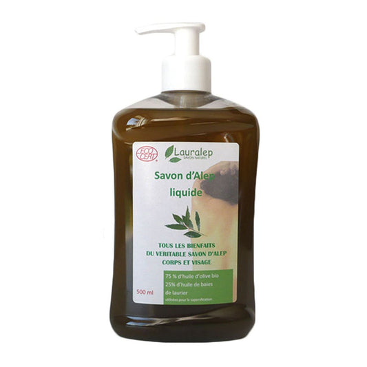 Lauralep Liquid Aleppo Soap 25% 500ml (13.53fl oz)