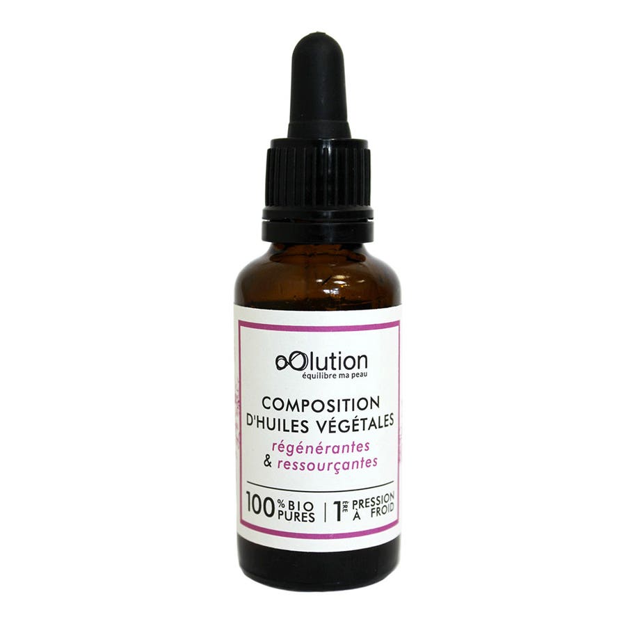 Composition of regenerating and revitalising Bioes oils 30ml All skin types oOlution