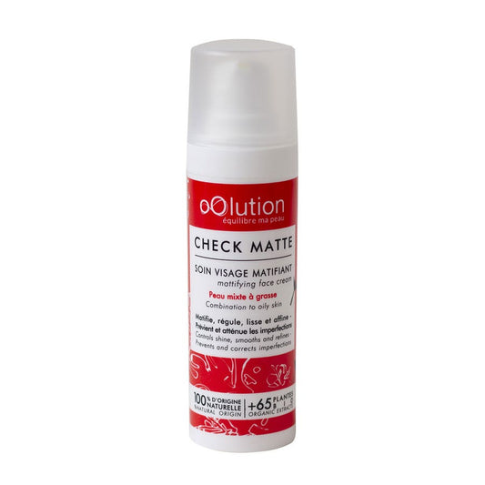 Matifying Facial treatments 30ml Check Matte Combination to oily skin oOlution