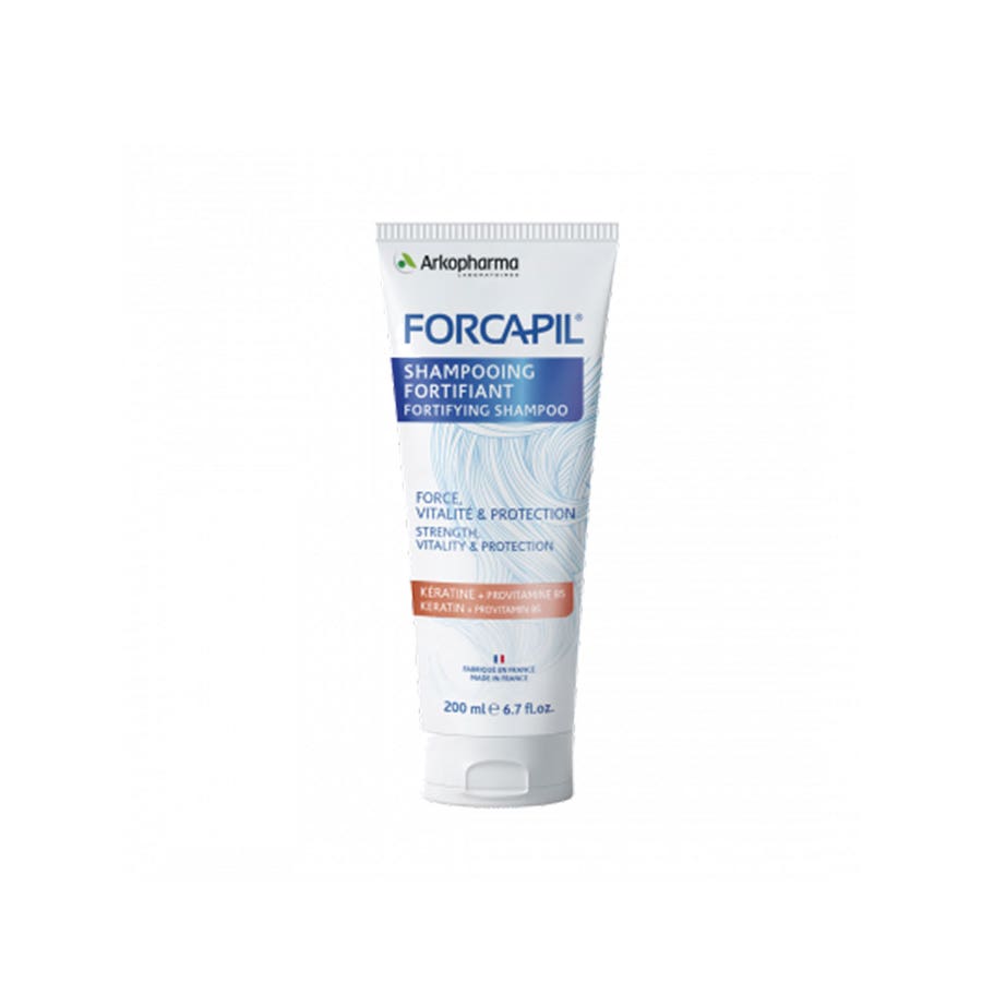 Fortifying Keratin Shampoo 200ml Forcapil Arkopharma