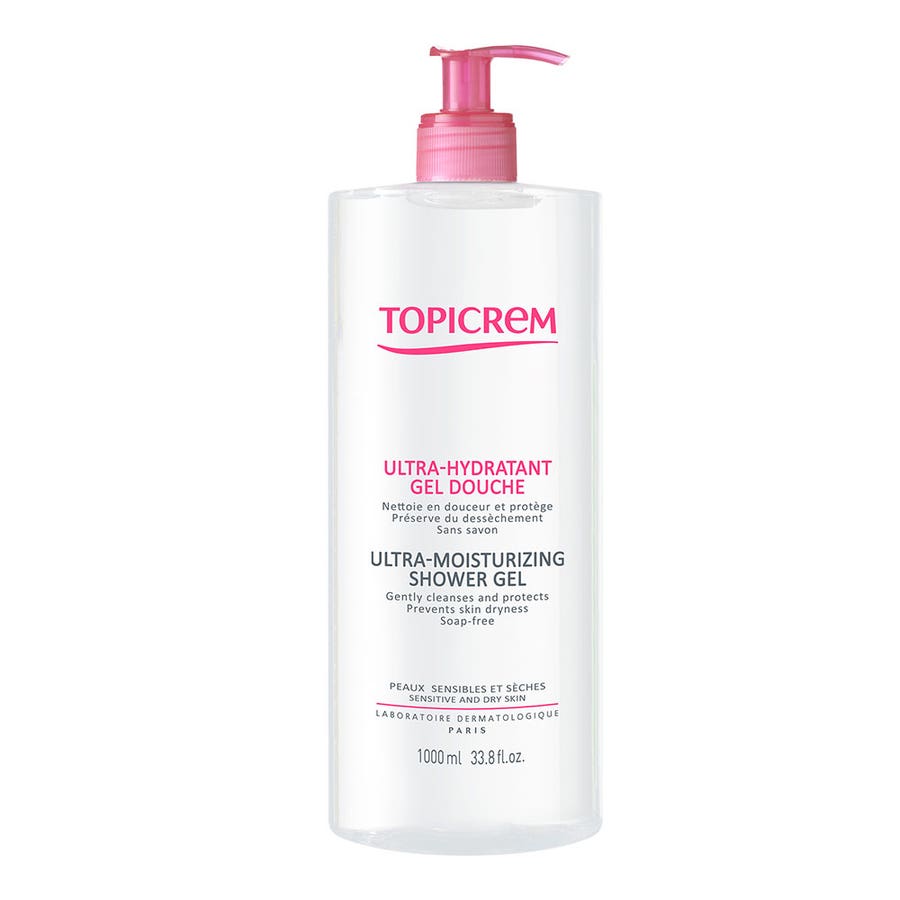 Topicrem Ultra-Hydrating Shower Gel 1l (33.81fl oz)