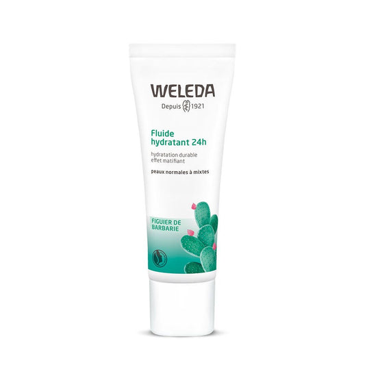 24H moisturizing fluid 30ml Figuier De Barbarie Peaux normales à mixtes Weleda