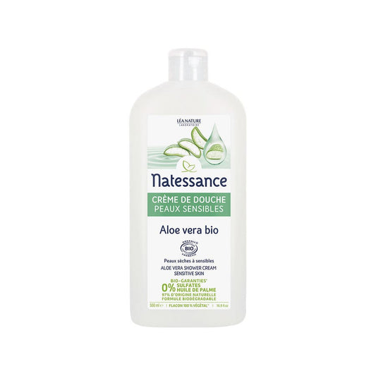 Aloe Vera Shower Gel 500ml Douches dry & sensitive skin Natessance