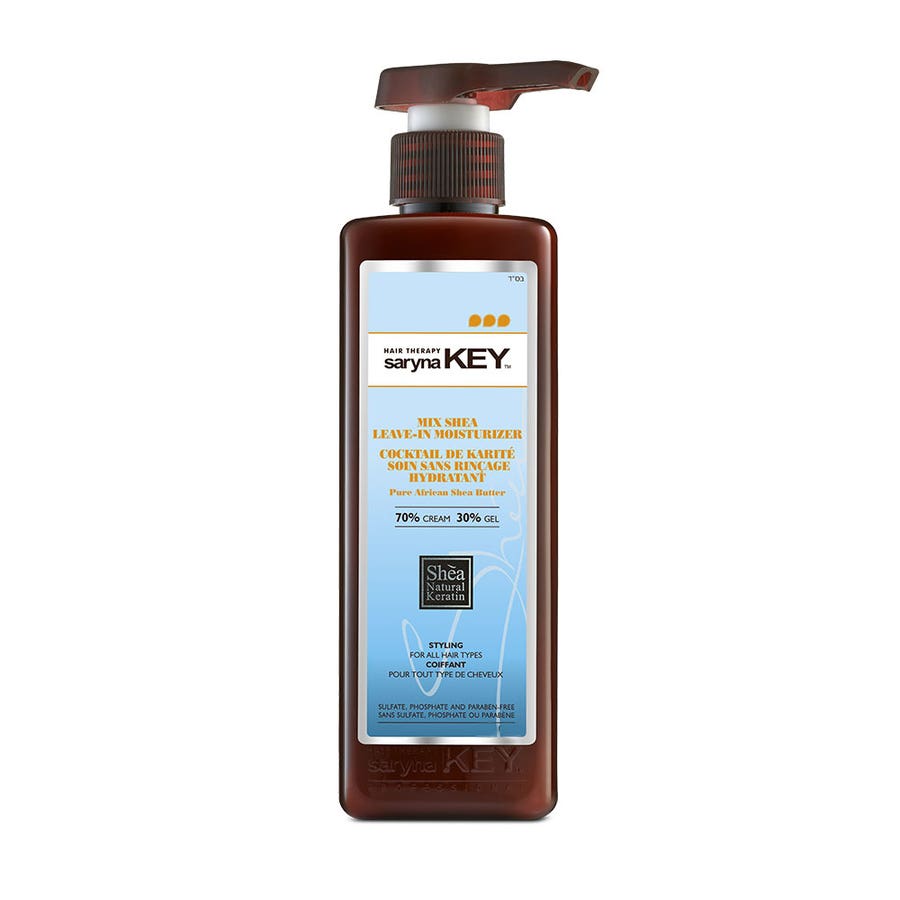 Cocktail De Karite Soin Sans Rincage Hydratant 70% / 30% Styling Beurre De Karite D'afrique 300ml Saryna Key