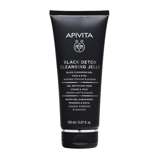 Black Cleansing Gel 150ml Black Détox Visage & Yeux Apivita