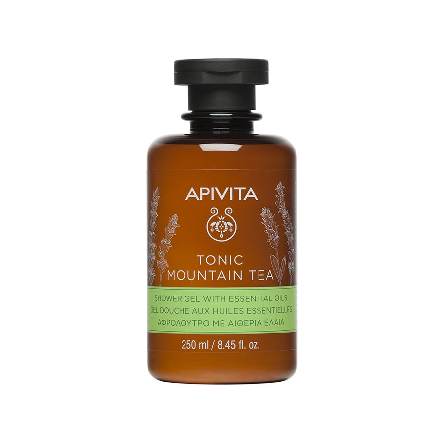 Shower Gel with Essential Oils 250ml Tonic Mountain Tea Apivita