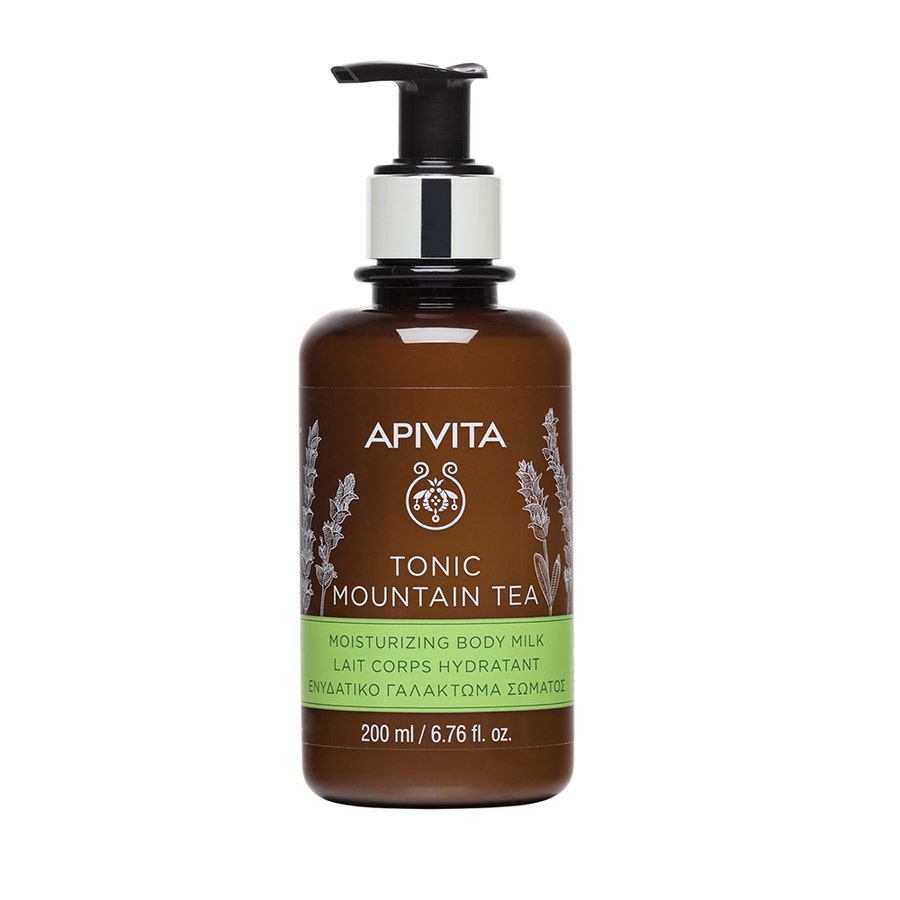 Moisturizing Body Milk 200ml Tonic Mountain Tea Apivita