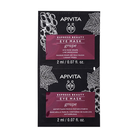 Smoothing Eye Mask with Grapes 2x2ml Express Beauty Apivita