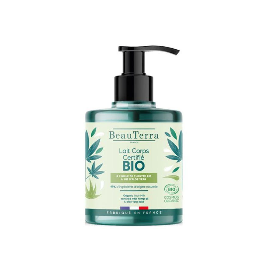 Body Milk Organic Hemp Oil & Aloe Vera 750ml Beauterra