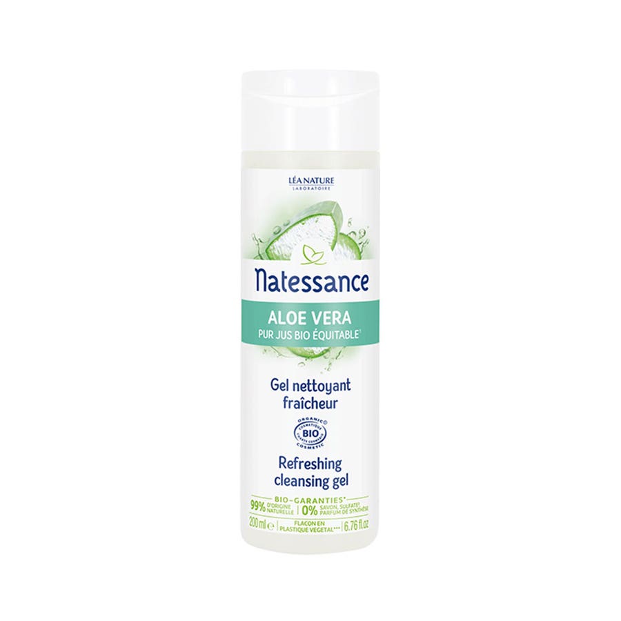 Organic Freshening Cleansing Gel 200ml Natessance