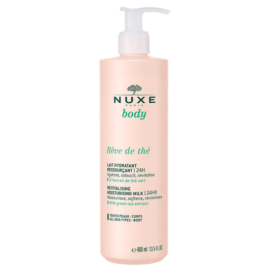 24h Replenishing Hydrating Milk 400ml Nuxe Body Rêve de thé® Nuxe