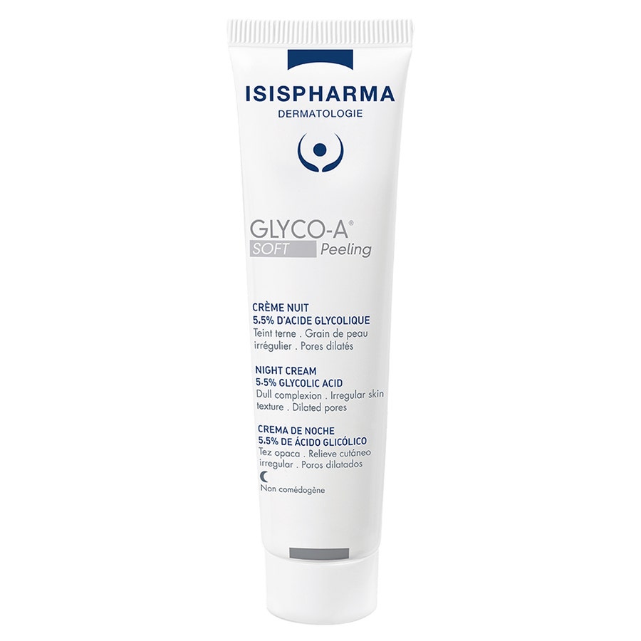 Soft peeling night cream 5.5% glycolic acid 30ml Glyco-A Isispharma