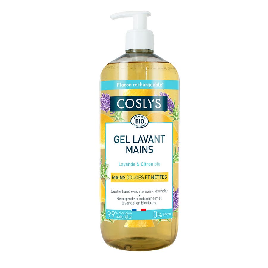 Organic hand wash 1L Lavender and lemon Coslys