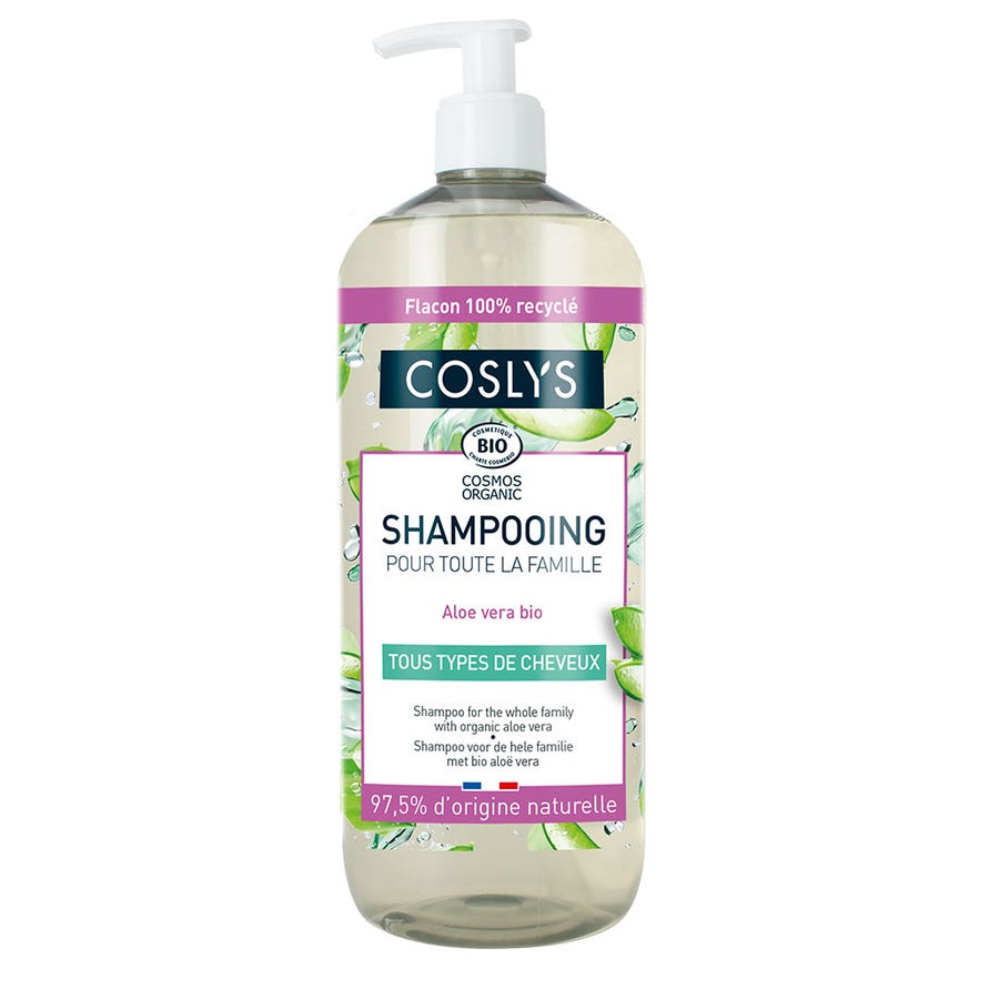 Organic aloe vera family shampoo 1L Coslys