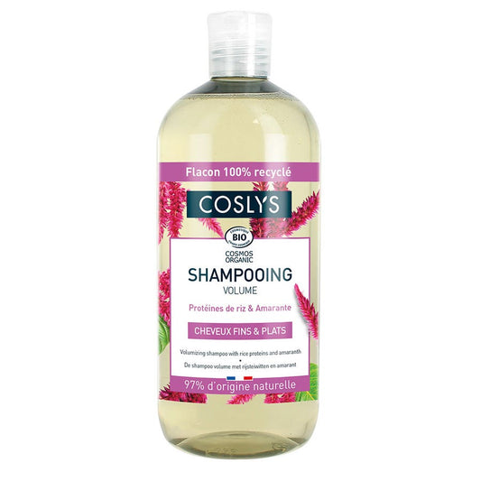 Organic Voluminizing Shampoo 500ml thin & flat hair Coslys