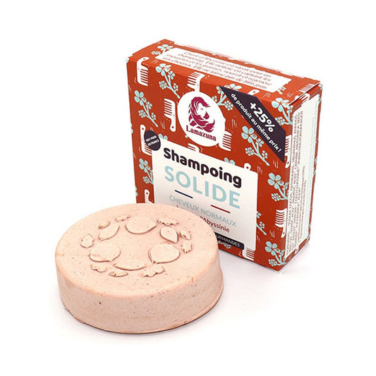 Solid shampoo for normal hair - Abyssinian Oil 70gr Lamazuna