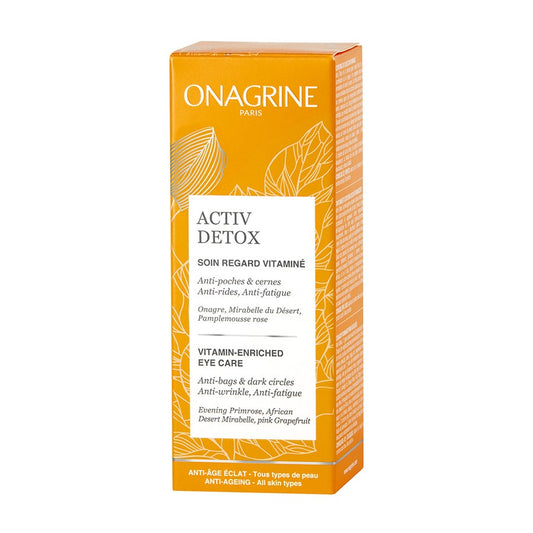 Soin Regard Vitamine Anti Age Eclat 15 ml Activ Detox Onagrine