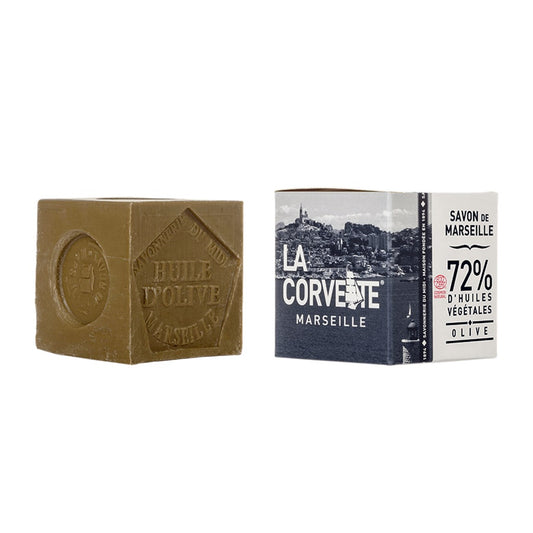 Cube of OLIVE Marseille Soaps 500g La Corvette