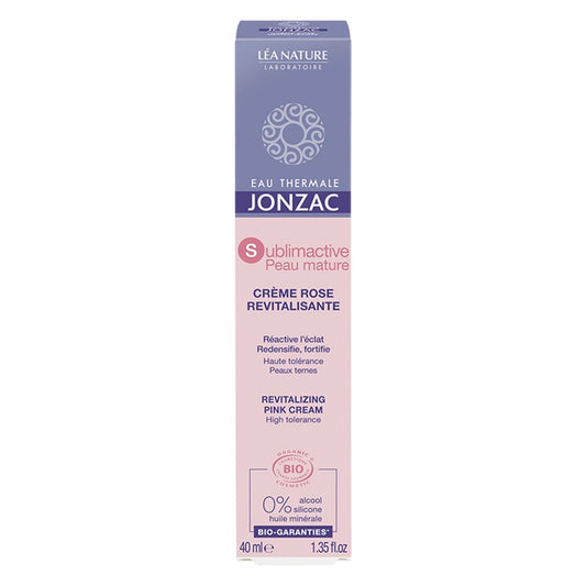 Organic Revitalizing Rose Cream 40ml Sublimactive Eau thermale Jonzac