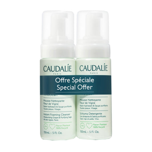 Instant Cleansing Foam 150mlx2 Vinoclean Visage Caudalie