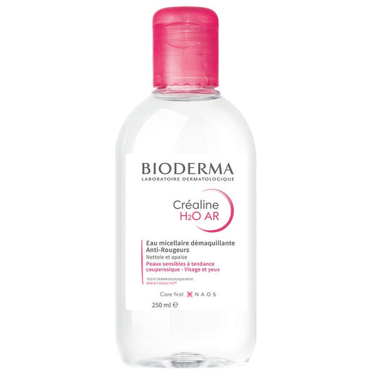 Anti-redness micellar solution for sensitive skin 250ml Crealine Peaux sensibles Bioderma