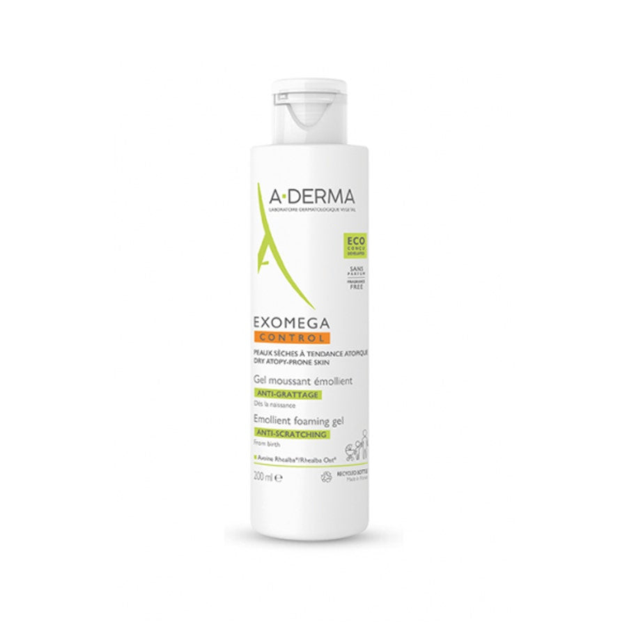 A-Derma Exomega Control Emollient Foaming Gel