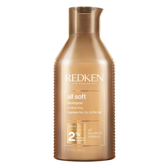 Shampoing hydratant 300ml All Soft Cheveux secs et rêches Redken