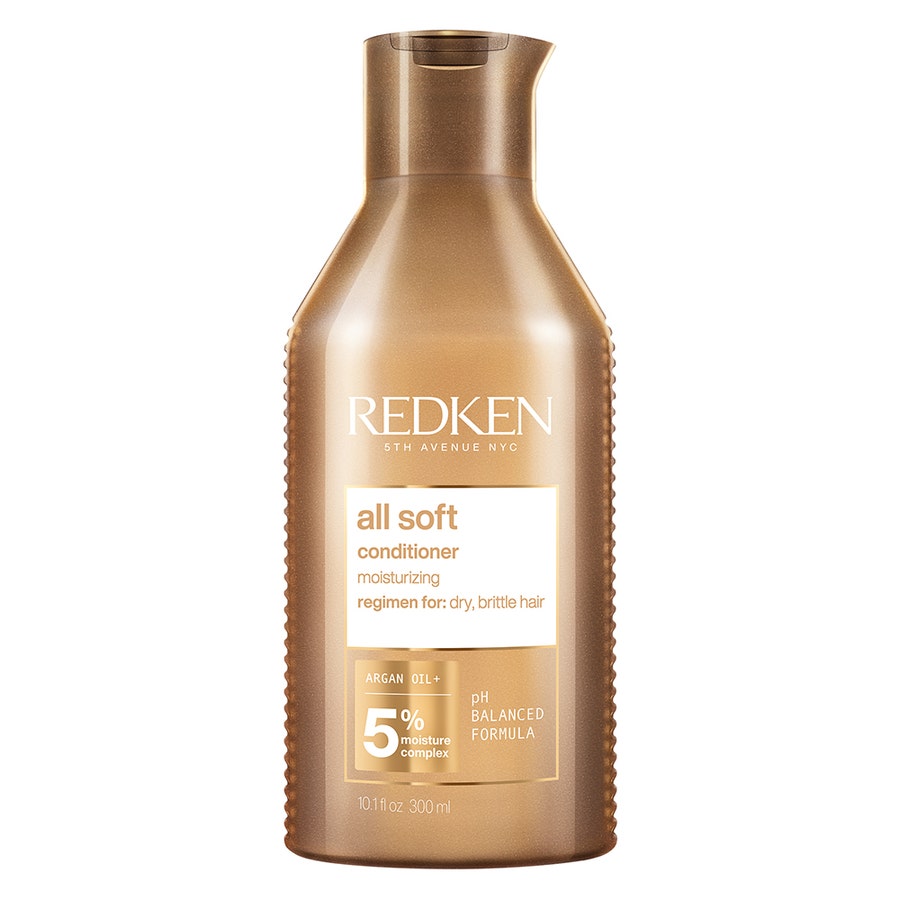 Moisturising conditioner for dry, rough hair 300ml All Soft Redken