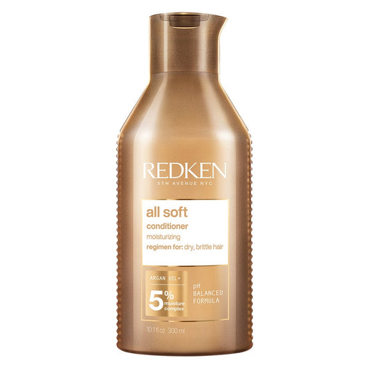 Moisturising conditioner for dry, rough hair 300ml All Soft Redken