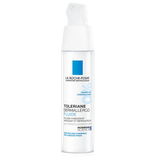 48h Hydration Dermallergo Soothing Facial Fluid 40ml Toleriane Peaux sensibles ou allergiques, normales à mixtes La Roche-Posay