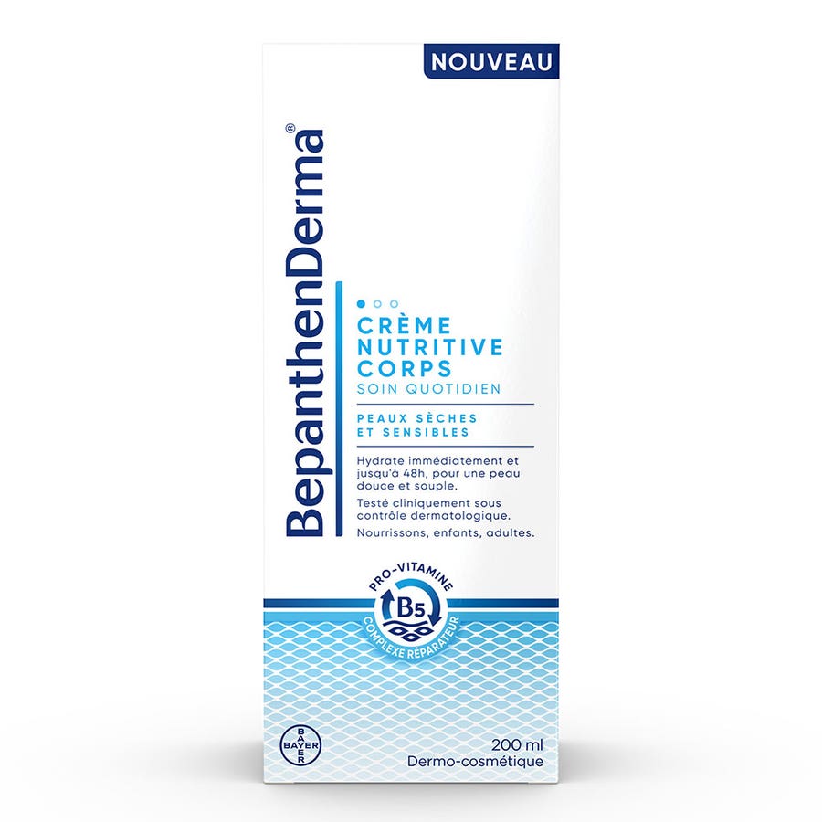 Derma Nourishing Body Cream Tube 200ml Derma Bepanthen